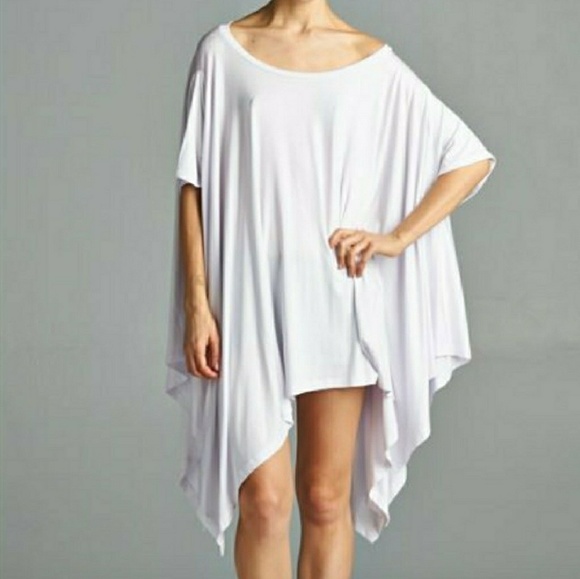 unbalanced hem flowy top - Picture 5 of 6